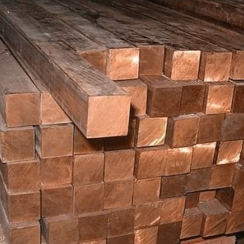 Бронзовый квадрат 17мм БрБ2 ТУ 48-21-289-73