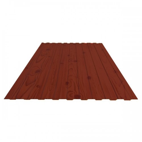 Профнастил С8 окрашенный 0,45х1150 SteelArt W004-Античный дуб