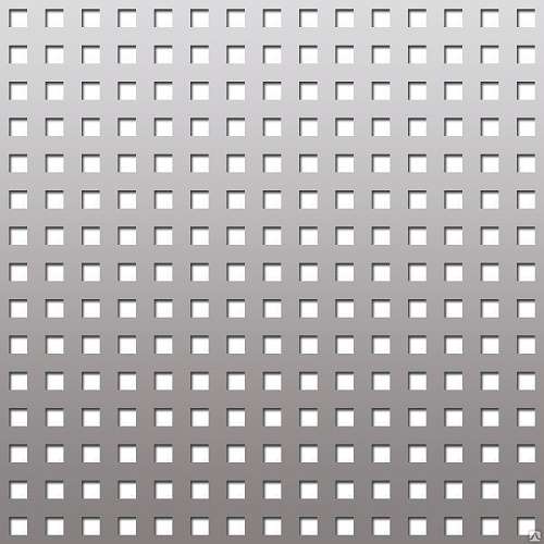 Лист Перфорированный Qg с квадратными отверстиями 2,5мм